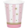 Creative Converting Twinkle Toes Ballerina Paper Party Cups, 9 oz,
