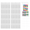 2 Pack Classroom Headphone Storage Organizer with 30 Pockets, PVC