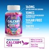 Calcium Supplement Gummies - Sugar Free Calcium Gummy with 400