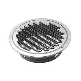 WOONEKY Exhaust Fan Cover Stainless Steel Rain Hat Round Air Vent Cover for Home