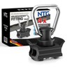 NTG Airline Rail Fitting Made of Plastic (Pack of 4)