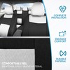 BDK PolyPro Car Seat Covers Full Set in White/Black –