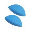 8-Pack Scaphoid Pads Blue Arch Support Pads, Adhesive Backing, Flat