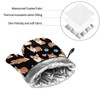 Cute Corgi Dog 4pcs Oven Mitts and Pot Holders Sets,Heat