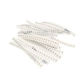 Harissess 320 Pieces 16 Values 20 Each 1206 SMD Resistance Kit 10P-22UF Chip Ceramic Capacitor Electronic DIY Kit (320 Pieces 16 Values 1206)