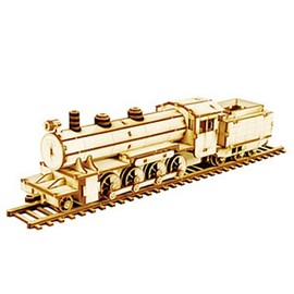 DIY Wooden Model Assembly Kit Steam Locomotive YM-767 / DIY 나무 모형 조립 키트 증기기관차 YM-767