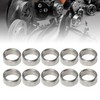 10Pcs Washer Spacer 15mm OD 12mm ID Stainless Steel Hardware