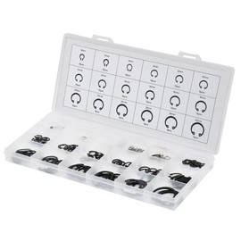 Dapetz ® 180 Pieces of Internal Circlip Set Snap Ring Assortment Set, Contains 3mm to 32mm Sizes of C-circlips for for Axles, Shafts and Other Moving Parts Supplied with Plastic Case