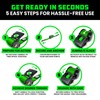 Rhino USA Retractable Ratchet Straps (2-Pack) - 2 Inch x