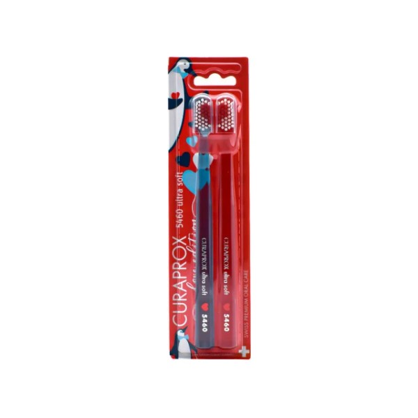Curaprox Cs 5460 Ulta Soft Toothbrush Duo Love 24