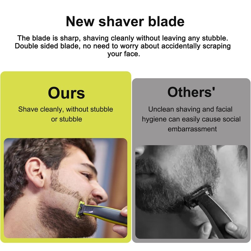 Replacement Blade, Replacement Blade Compatible with One 1 Blade Trimmer,