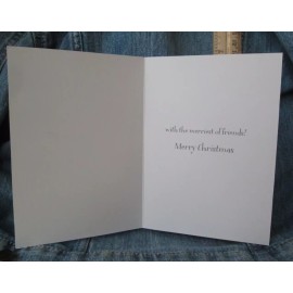 Paper Magic Group FUN POLAR BEAR Paper Magic Group Christmas Greeting Card w/ Envelope MG33