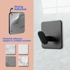 Axwnh 4 Pcs Adhesive Hooks - Towel/Coat Hooks Wall Hook