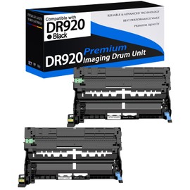 KCMYTONER 2 Pack DR920 Compatible for Brother DR-920 Drum High Yield Black for HL-L5210DN HL-L6210DW DCP-L5510DN Series Laser Printer