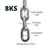 ABUS Hardened Steel 8KS 6 Foot x 5/16" Thick Square