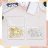 ISKYBOB 6 Packs Rectangle Small Clear Plastic Storage Containers Box