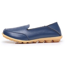 VenusCelia Mocasín plano Thawed Comfort para caminar para mujer, marino, 8 US