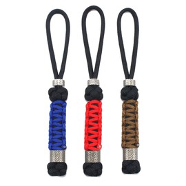 3 Pack Paracord Knife Lanyard With Stainless Steel Beads Paracord Lanyards for Knife EDC Tools Tactical Lanyards
