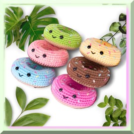 Zyvaire Crafty Donut Crochet Kit: Beginner's Starter Set with Step-by-Step Tutorials for