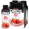 Oikos 30g Protein Shake, Strawberry, High Protein Drinks, Shelf Stable,