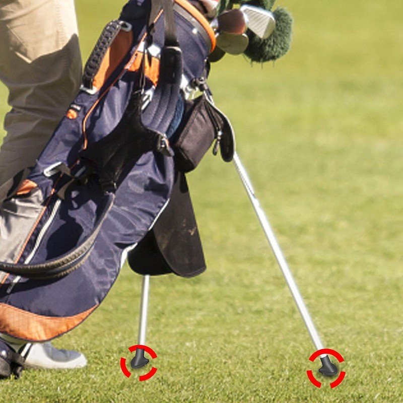 Myqqhbs 4 Pack Golf Bag Stand Replacement Feet Golf Bag