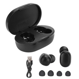 S erounder Auricular Bluetooth, A6S Auricular inalámbrico Bluetooth Auricular HiFi Calidad de Sonido Auricular Deportivo con Cargador Bay Support HD Calling