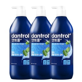 Dantroll 댄트롤 쿨링 샴푸 820ml x3개 /두피 딥클린 비듬케어 쿨링샴푸 가려움완화 멘톨 [기획_댄트롤 애플+멘톨+박하 각1개] Dantrol Cooling Shampoo 820ml x3 / Scalp Deep Clean Dandruff Care Cooling Shampoo Itch Relief Menthol [Promotion: Dantrol Apple + Menthol + Mint each 1]