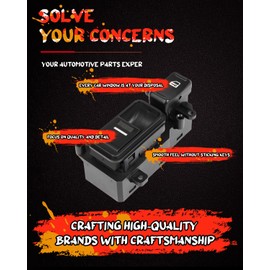 CCIYU Power Window Switch ‎35760-SDA-A21 Front Right Passengers Side Window Control Switch Fit 2003-2007 for Honda Accord 2005-2008 for Honda Odyssey