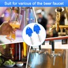 30 Pack Beer Plugs Tap Brush Beer Faucet Tap Brush