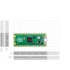 DUBEUYEW Raspberry Pi Pico Flexible Microcontroller Board Based on The