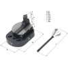 BUYOHLIC Lathe Ball turning Attachment - ROUND BASE- DOUBLE BIT