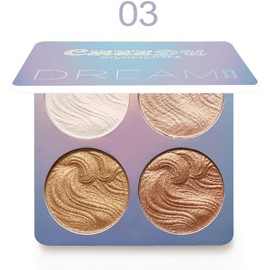 Genérico sinraoee Paleta de Maquillaje Hiliter, Polvos Brillantes, Paleta de bronceadores faciales Illr de Larga duración.
