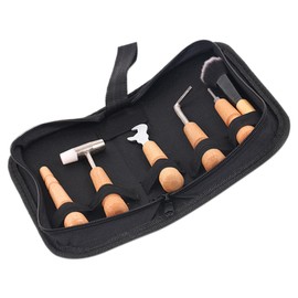 Vaguelly Guitar Repair Tool Kit – Professional Maintenance Set String Cutter Neck Adjustment Wrench and Cleaning Accessories for Guitar Care