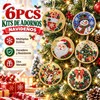 6PCS Kit de Pintura con Diamantes de Perlas para Navidad
