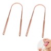 2Pzs Raspador de Lengua Acero Inoxidable, Limpiador de Lengua