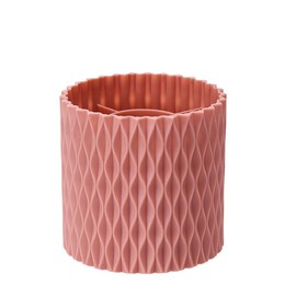 Aeetial Rotating Vanity Organiser Makeup Brush Storage Pen Holder Multi-Purpose Desktop Stationary Organizer for Bathroom Counter, Desk Storage Container (Pink)