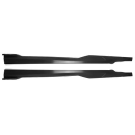 KUAFU Side Skirts Compatible with 2015-2023 Dodge Charger SRT Daytona Scat Pack R/T 392 GT Rocker Panels Guard Extension Body Kit ABS Plastic Unpainted Black Pair