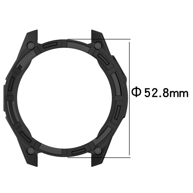 AWADUO Compatible with Garmin Fenix 8 51mm Protective Case Cover,
