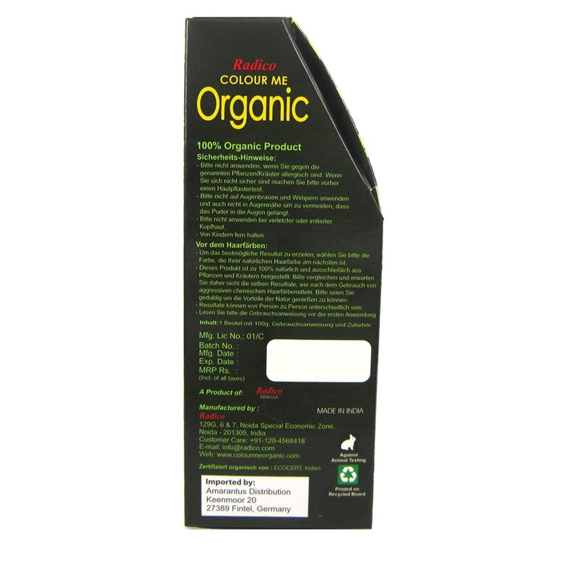 Radico Light Brown, Pack of 2, Colour Me Organic Plant