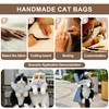 Chongker Stuffed Animals Backpack - Cute Cat plush Backpack Toy,