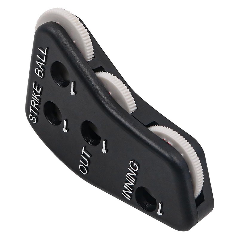 ANCLLO 2 x Baseball Umpire Clicker 4 Wheels Baseball Indicator