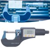 Digital Micrometer 0.00005in/0.001mm Resolution Professional Thickness Measuring Tools 0‑25mm