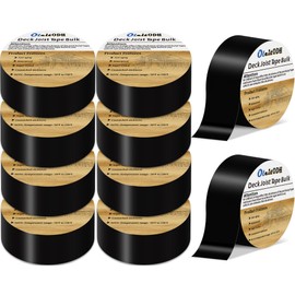 Oleitodh 10 Rolls Joist Tape Decks Bulk Flashing Tape for decking 2 Inch x 50' Weatherproof Butyl Sealant Deck Tape Joist-Beam Joist Tape for Wood Joists Decks Roof