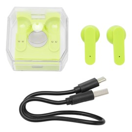 Smart Voice Translator Earbuds Support 144 Languages Online Translation Power Display Translating Headset for Traveling Green