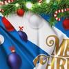 Christmas Flag 5ft x 3ft with eyelets - Christmas Banner