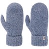 Roeckl Classic Bouclé Mittens, jeans colour