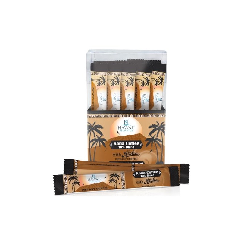 Hawaii Selection/ 10% Kona Coffee/Freeze Dried Instant Stick Type/ 10