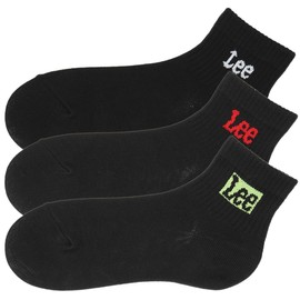 Lee 4360055 Short Socks for Kids, BASIC Logo 3 Pairs, 02: Mixed color