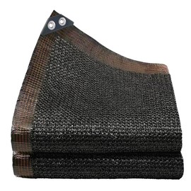 winemana 50% Black Shade Cloth, 3.3 x 10 FT Garden Mesh Tarp for Plants Heat Protection with Grommets, Sunshade Plant Cover for Greenhouse, Barns Kennel, Outdoor Netting Screens for Patio & Porch