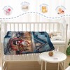YeeJu Christmas Throw Blanket Baby Small Farmhouse Christmas Snow Blanket